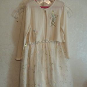 Girls Dress With Cover Up